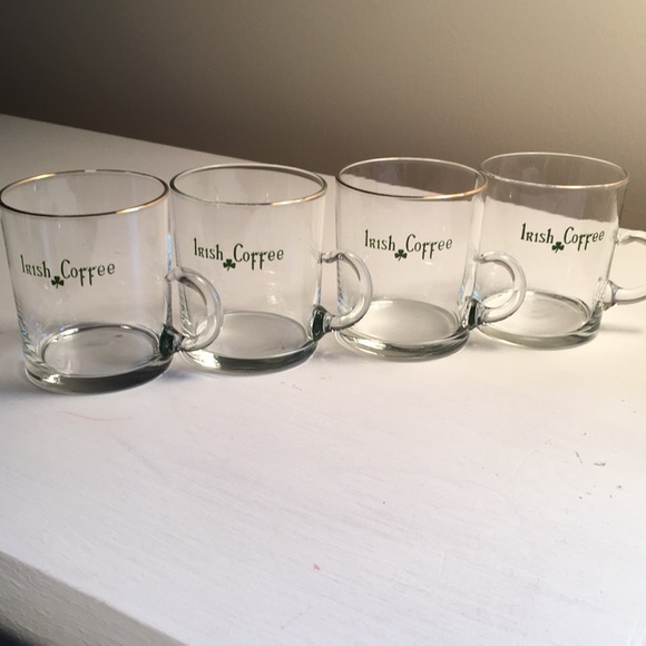 Set of 4 Irish Coffee glass mugs - Picture 4 of 4